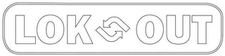 LOK OUT logo