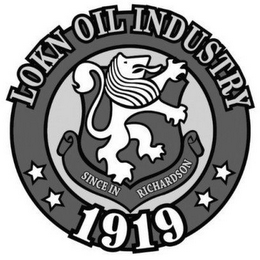 LOKN OIL INDUSTRY 1919 SINCE IN RICHARDSON logo