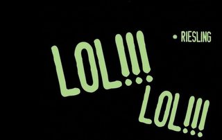 LOL!!! LOL!!! RIESLING logo