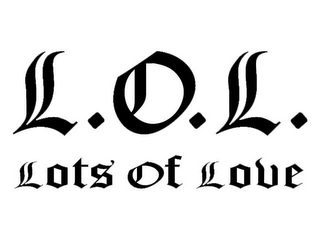 L.O.L. LOTS OF LOVE logo