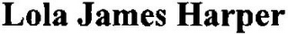 LOLA JAMES HARPER logo