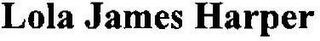 LOLA JAMES HARPER logo