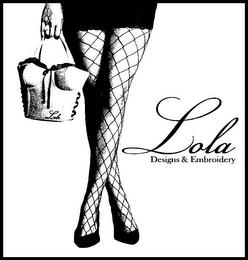 LOLA LOLA DESIGNS & EMBROIDERY logo