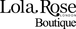 LOLA ROSE BOUTIQUE LONDON logo