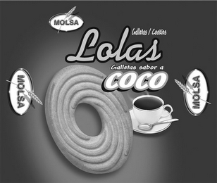 LOLAS GALLETAS SABOR A COCO MOLSA GALLETAS/COOKIES logo