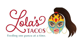 LOLA'S TACOS FEEDING ONE PANZA AT A TIME. logo