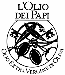 L'OLIO DEI PAPI OLIO EXTRA VERGINE DI OLIVA logo