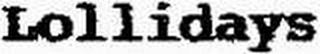 LOLLIDAYS logo