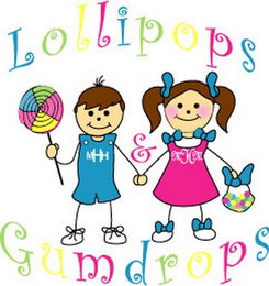 LOLLIPOPS & MHH MHH GUMDROPS logo