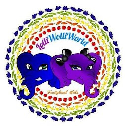 LOLLIWOLLIWORLD AND FRUITYLAND KIDZ logo