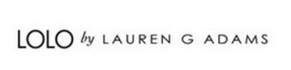 LOLO BY LAUREN G ADAMS logo