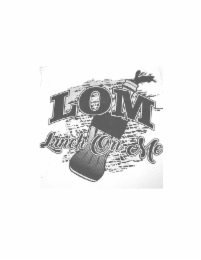 LOM LUNCH ON ME logo