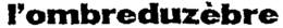 L'OMBREDUZÈBRE logo