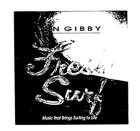 LON GIBBY FRESH SURF MUSIC THAT BRINGS SURFING TO LIFE logo