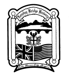 LONDON BRIDGE BREWERY DOMINE DIRIGE NOS LAKE HAVASU CITY, ARIZONA logo