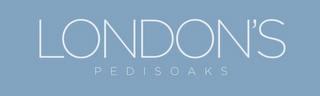 LONDON'S PEDISOAKS logo