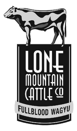 LONE MOUNTAIN CATTLE CO FULLBLOOD WAGYU logo