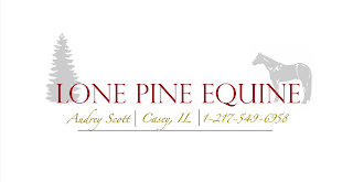 LONE PINE EQUINE AUDREY SCOTT CASEY, IL 1-217-549-6958 logo