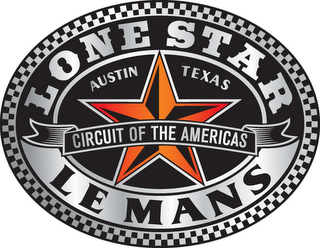 LONE STAR LE MANS CIRCUIT OF THE AMERICAS AUSTIN TEXAS logo
