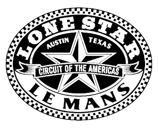 LONE STAR LE MANS CIRCUIT OF THE AMERICAS AUSTIN TEXAS logo