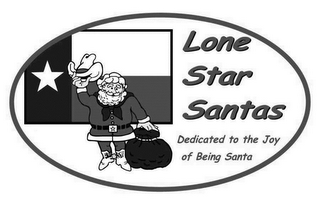 LONE STAR SANTAS DEDICATED TO THE JOY OF BEING SANTA logo