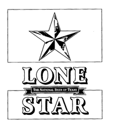 LONE STAR THE NATIONAL BEER OF TEXAS logo