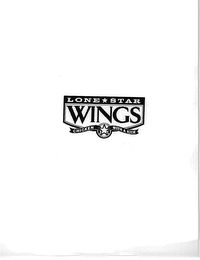 LONE STAR WINGS CHICKEN WITH A KICK logo