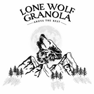 LONE WOLF GRANOLA ABOVE THE REST logo