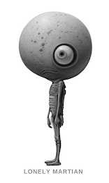 LONELY MARTIAN logo