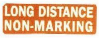 LONG DISTANCE NON-MARKING logo