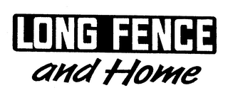 LONG FENCE AND HOME logo
