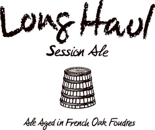 LONG HAUL SESSION ALE ALE AGED IN FRENCH OAK FOUDRES logo