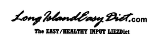 LONG ISLAND EASY DIET.COM THE EASY/HEALTHY INPUT LIEZDIET logo