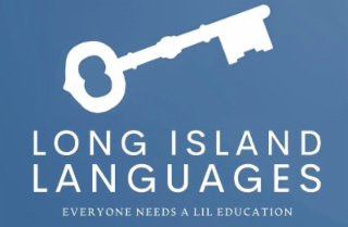 LONG ISLAND LANGUAGES EVERYONE NEEDS A LIL EDUCATION logo