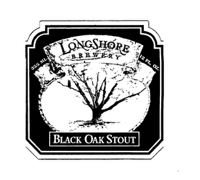 LONG SHORE BREWERY BLACK OAK STOUT logo