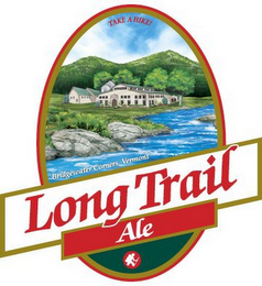 LONG TRAIL ALE TAKE A HIKE! BRIDGEWATER CORNERS, VERMONT logo