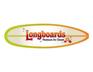 LONGBOARDS PREMIUM ICE CREAM logo