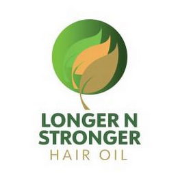 LONGER N STRONGER HAIR OIL logo