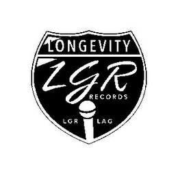 LONGEVITY LGR RECORDS LGR LAG logo