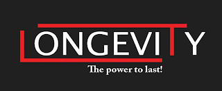 LONGEVITY THE POWER TO LAST! logo