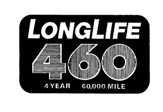 LONGLIFE 460 4 YEAR 60,000 MILE logo