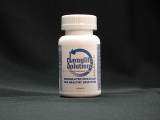 LONGLIFE SOLUTIONS COMPLETE DAILY MULTI-VITAMIN FORMULATED ESPECIALLY FOR HEALTHY LIFESTYLES 30 TABLETS logo