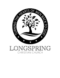 LONGSPRING CHRISTIAN CHURCH TURNING THE HEARTS OF MEN BACK TO GOD logo
