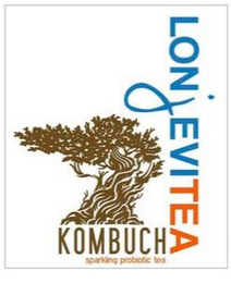 LONJEVITEA KOMBUCH SPARKLING PROBIOTIC TEA logo