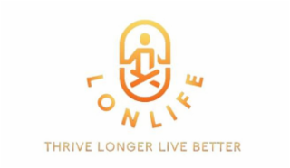 LONLIFE THRIVE LONGER LIVE BETTER logo