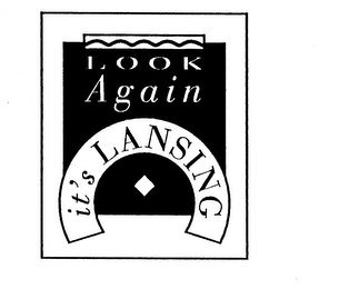 LOOK AGAIN IT'S LANSING logo