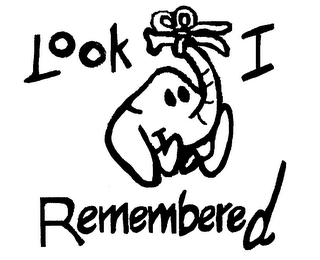 LOOK I REMEMBERED logo