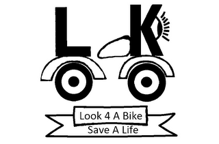 LOOK LOOK 4 A BIKE SAVE A LIFE logo