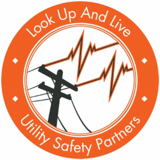 LOOK UP AND LIVE UTILITY SAFETY PARTNERS logo