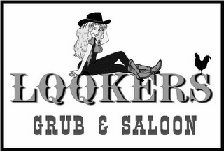 LOOKERS GRUB & SALOON logo